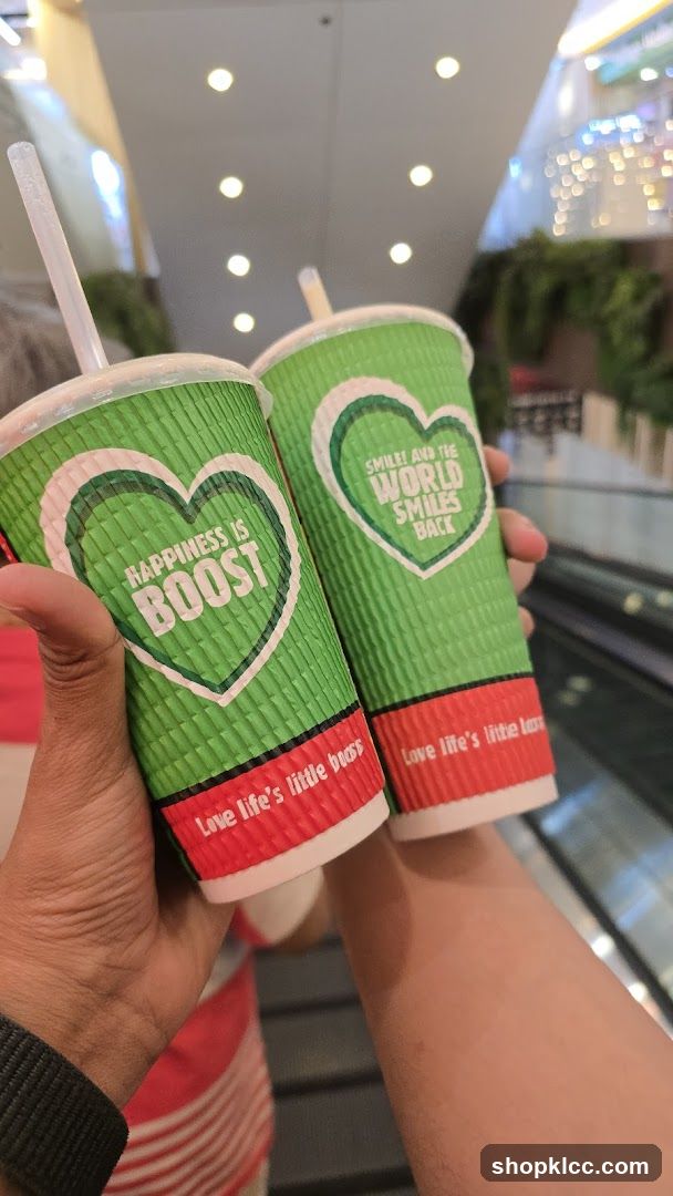Happiness is Boost Cups
