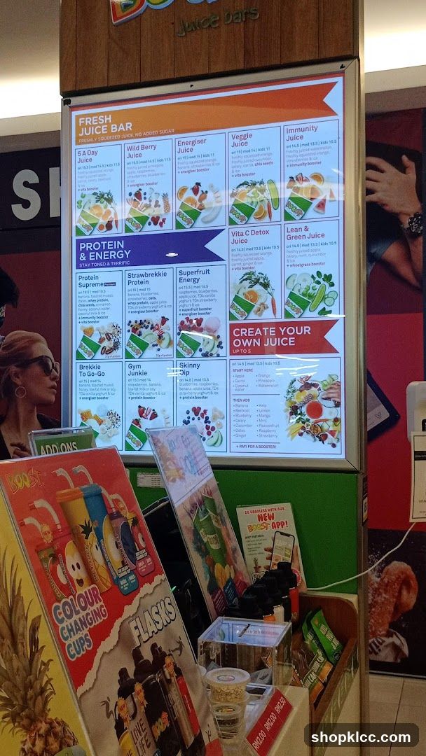 Fresh Juice Bar Menu Board