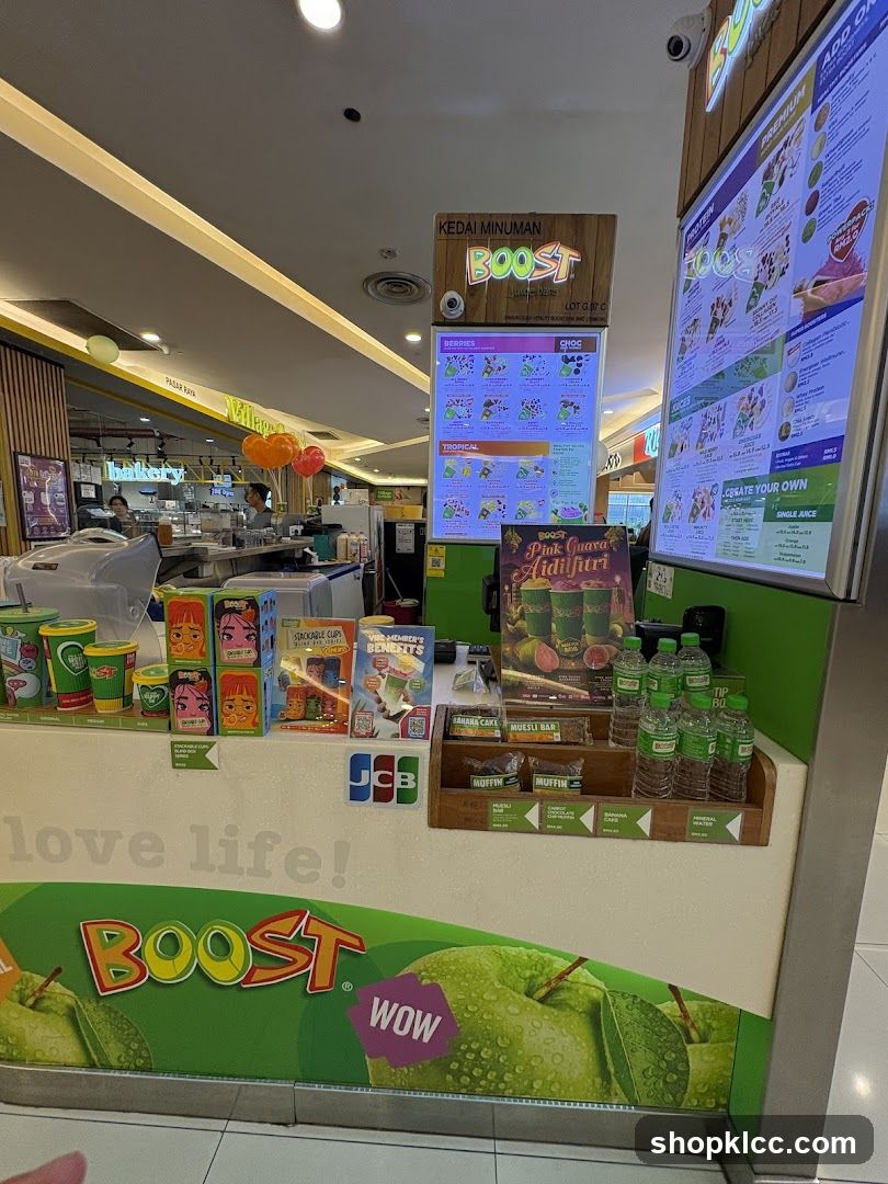 Boost Juice Store Interior