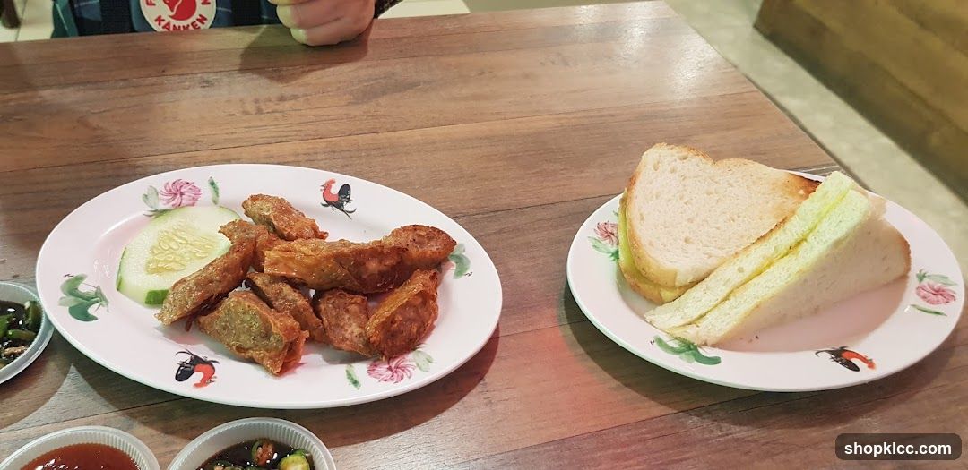 Breakfast Meal on Wooden Table