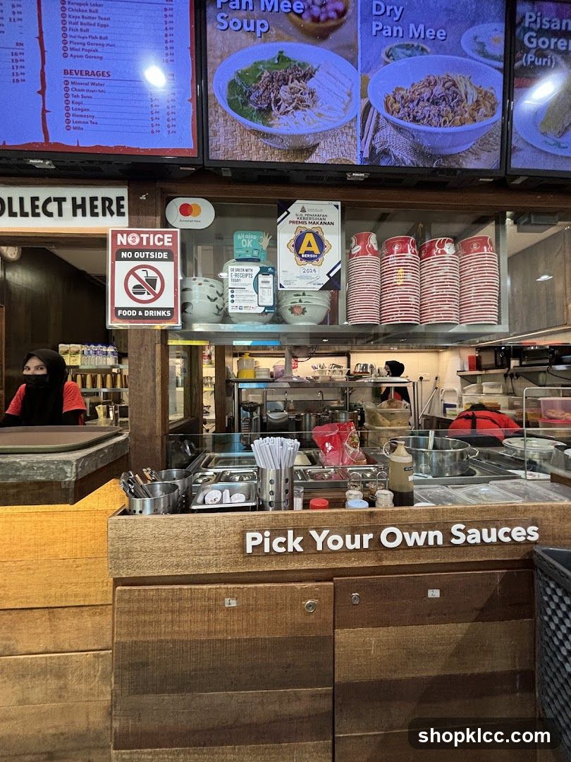 Food Stall Interior View
