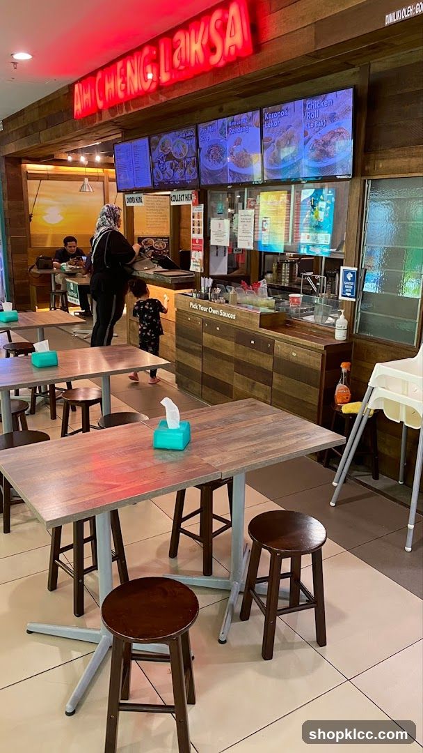 Ahi Cheng Laksa Food Stall Interior