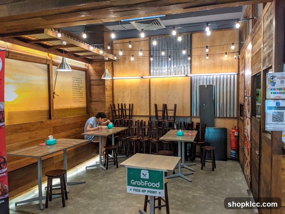 Interior of a casual dining space