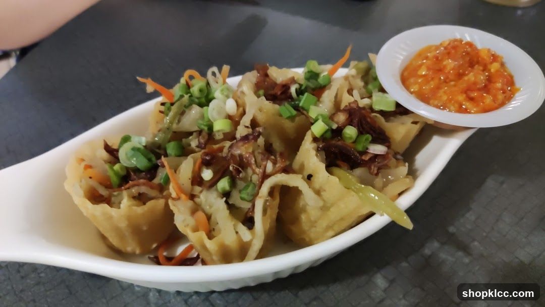 Fried Dumplings with Dipping Sauce