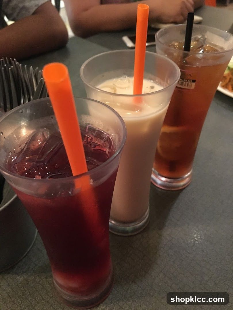 Three Drinks on a Table