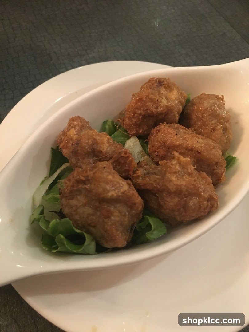 Fried Meatballs with Salad