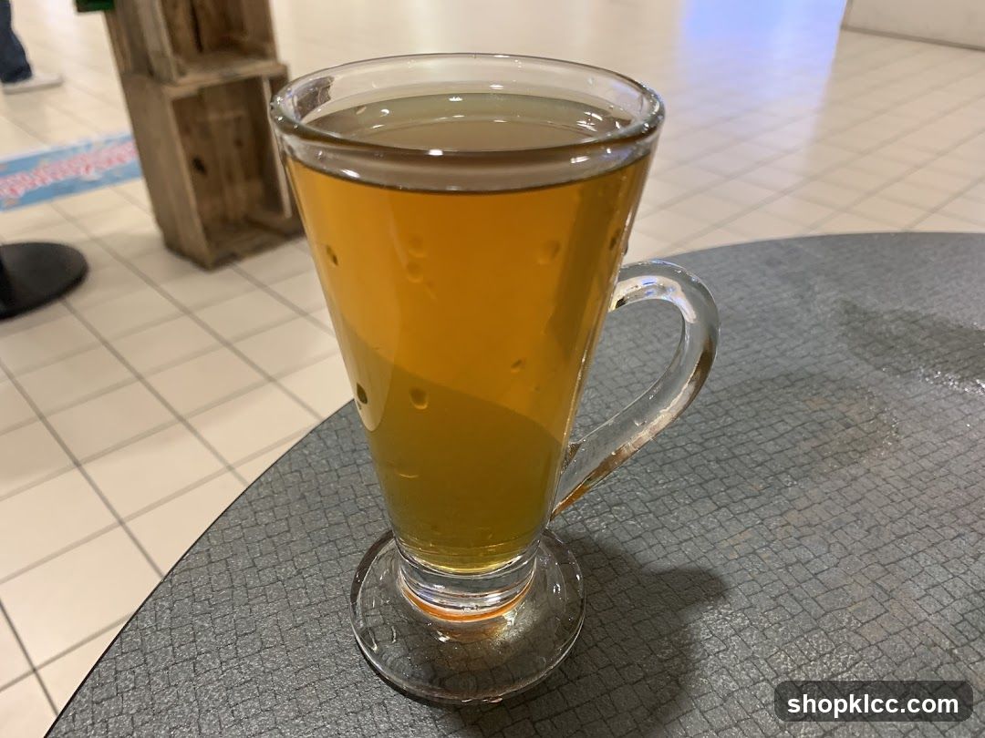 Glass of Amber Liquid