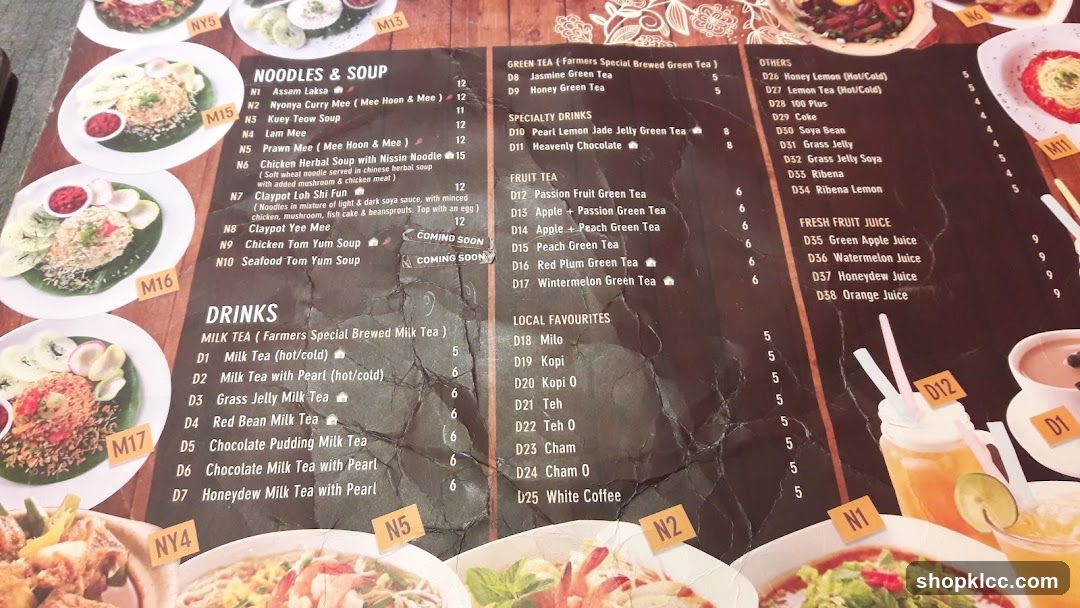 Restaurant Menu Board