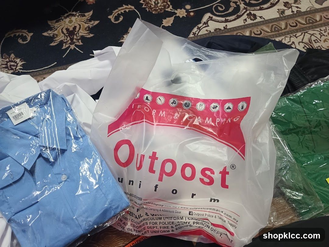 Outpost Uniform Bag with Clothing Items
