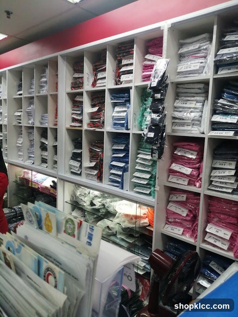 Store Interior with Shelves and Products