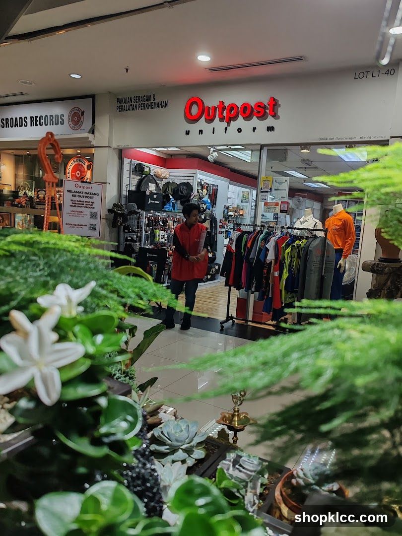 Outpost Uniform Store Interior View