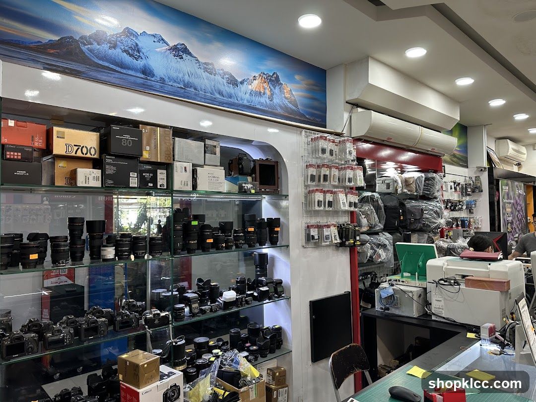 Camera Store Interior