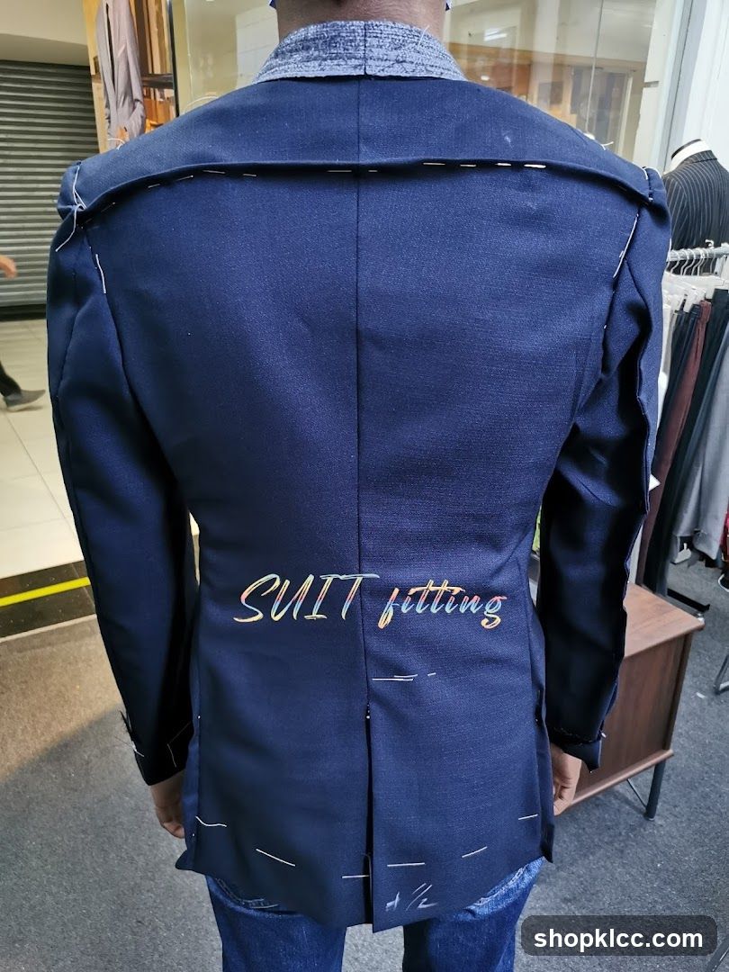 Suit Fitting in Progress