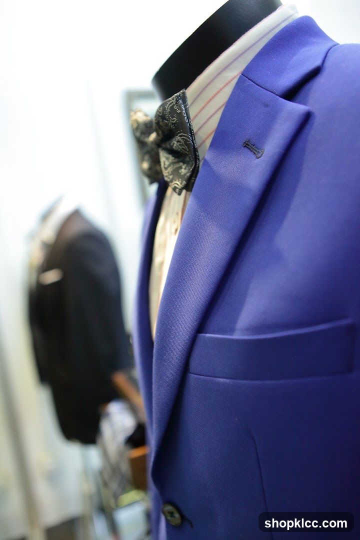 Blue Suit Display