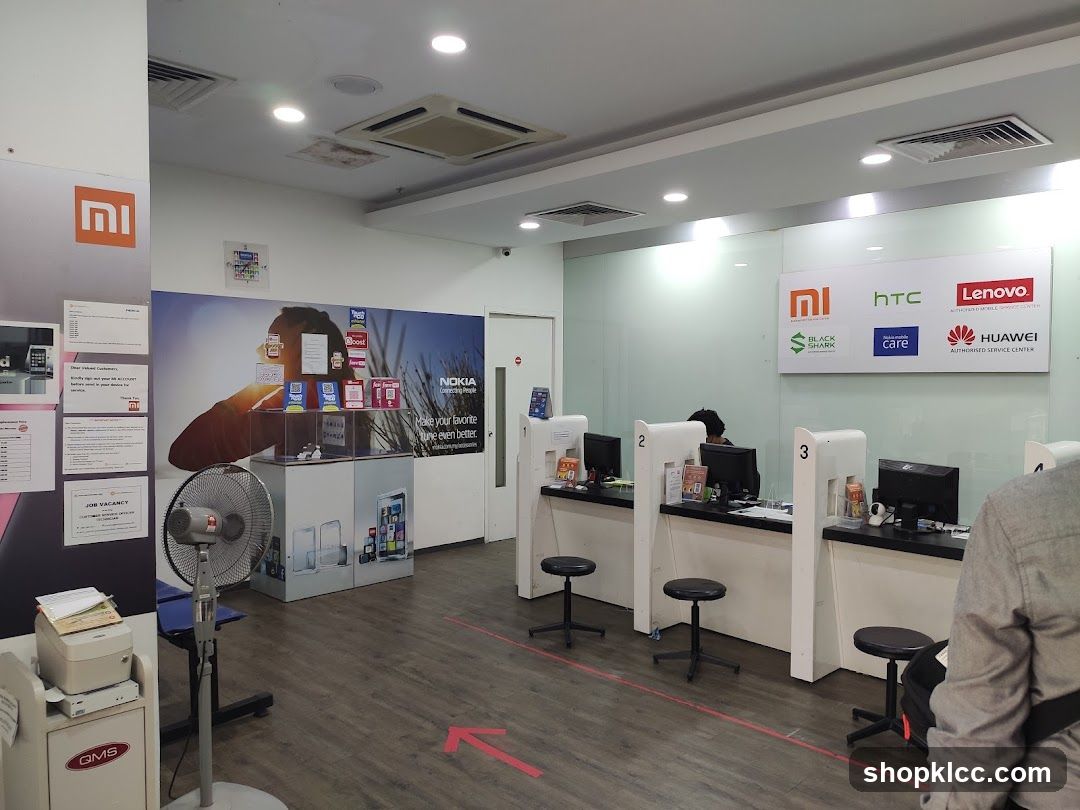 Mobile Phone Store Interior