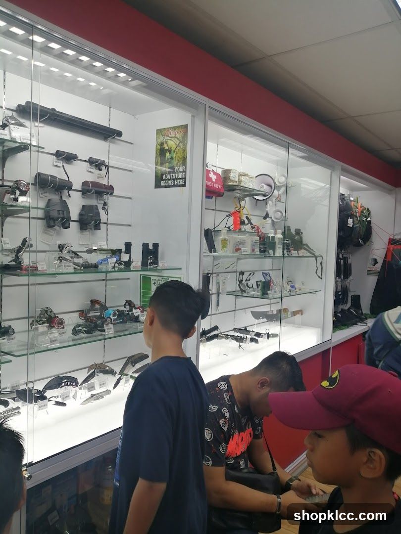 Fishing Gear Display Store Interior