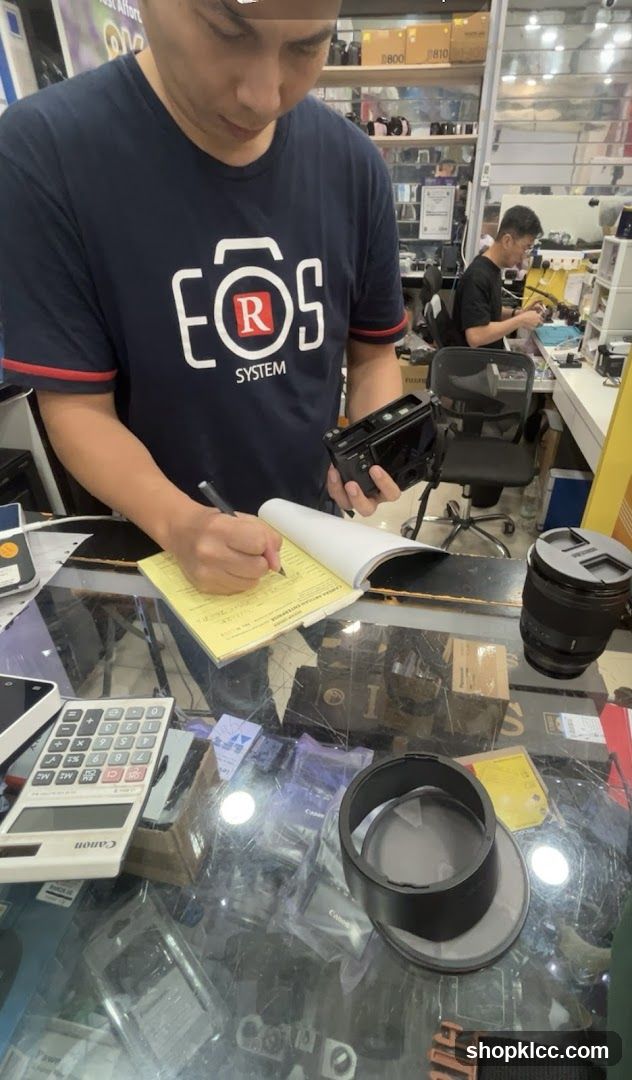 Camera Repair Shop Interior