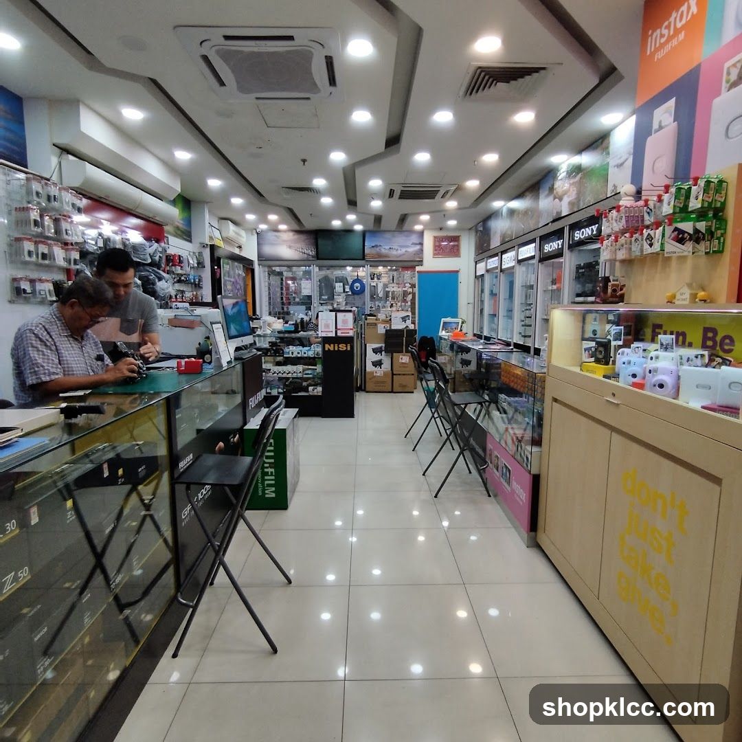 Electronics Store Interior