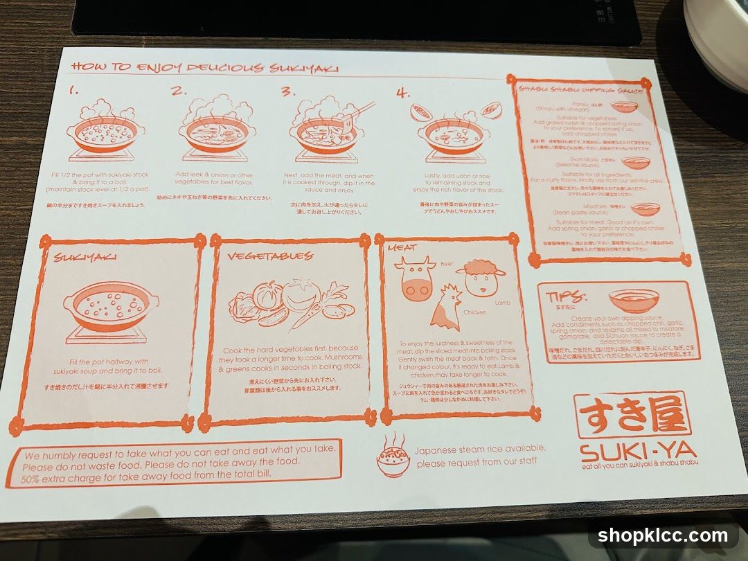 Sukiya Menu Guide