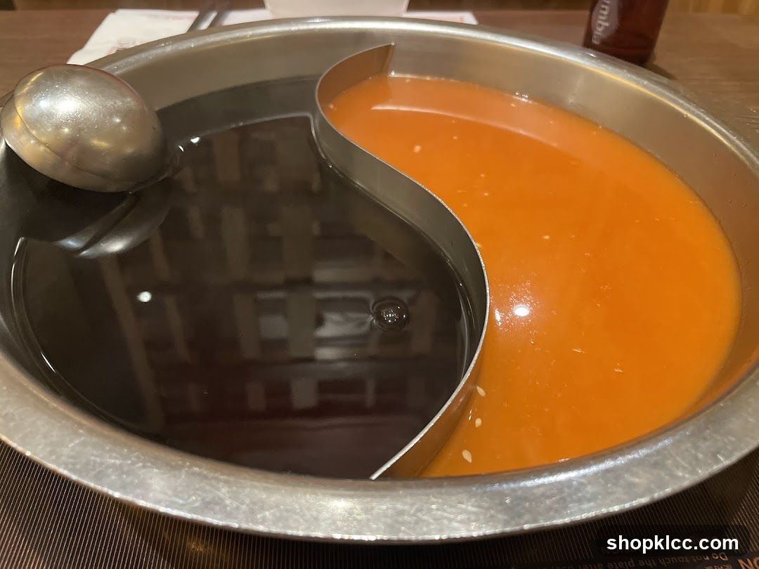 Spicy and Non-Spicy Hot Pot