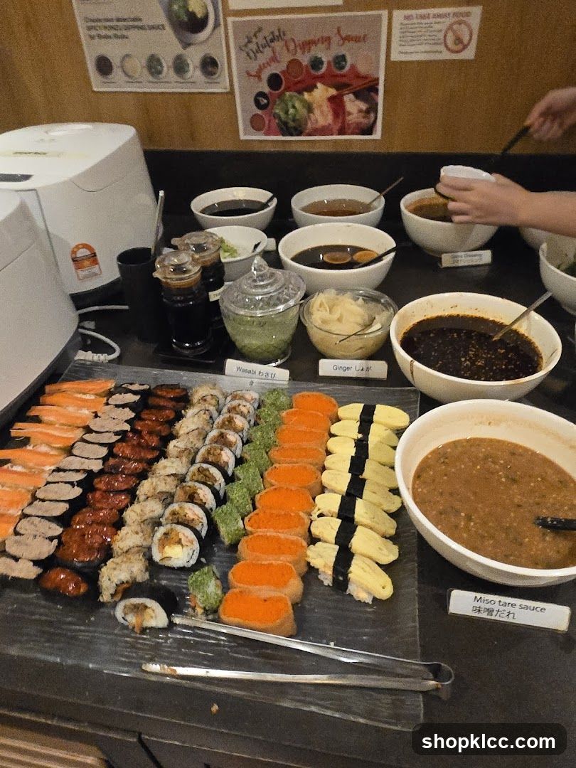 Sushi Buffet Spread
