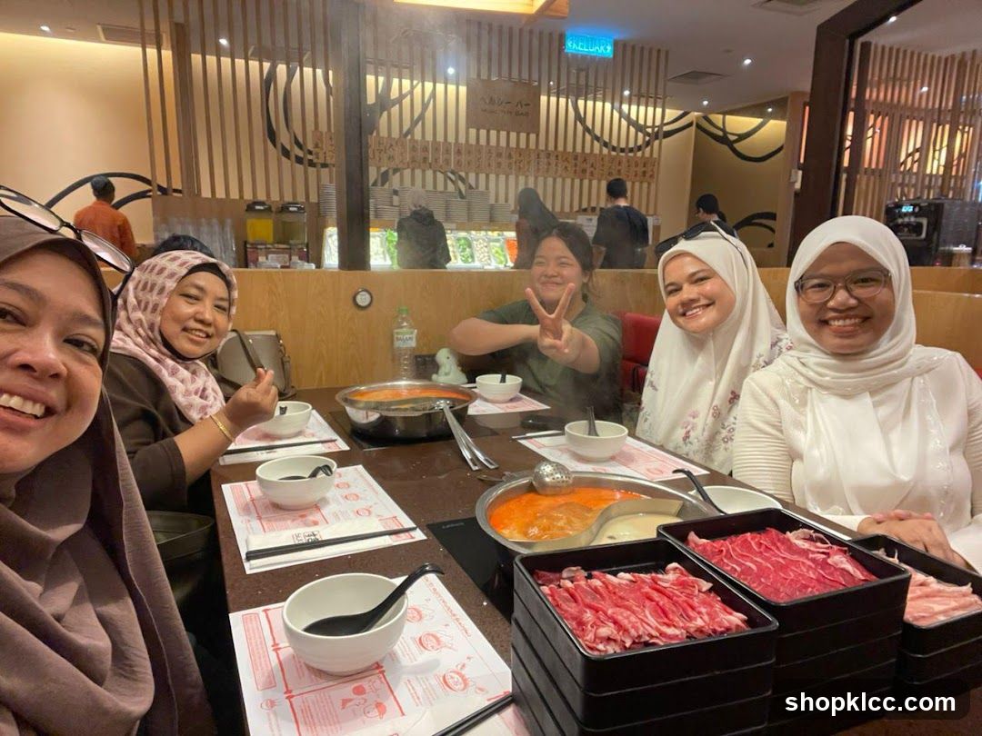 Group at Hotpot Restaurant