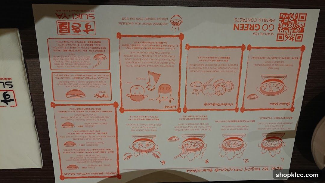 Sushi Ya Menu