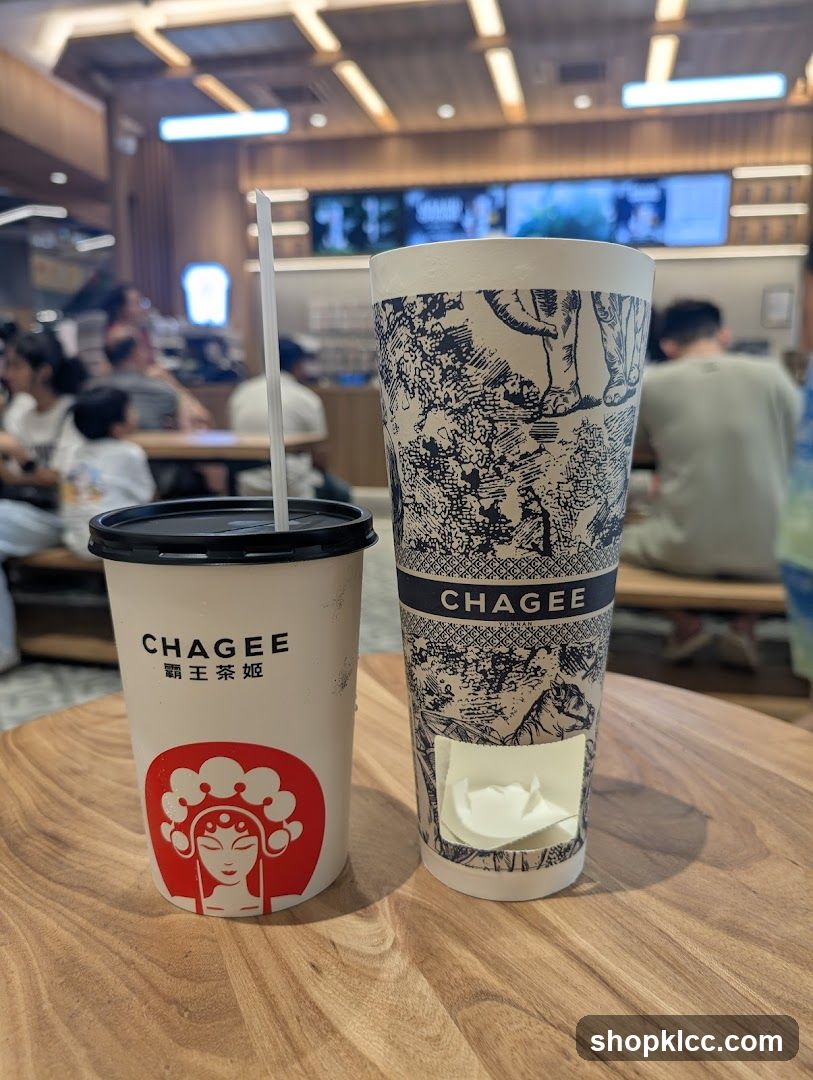 Chagee Drinks Interior