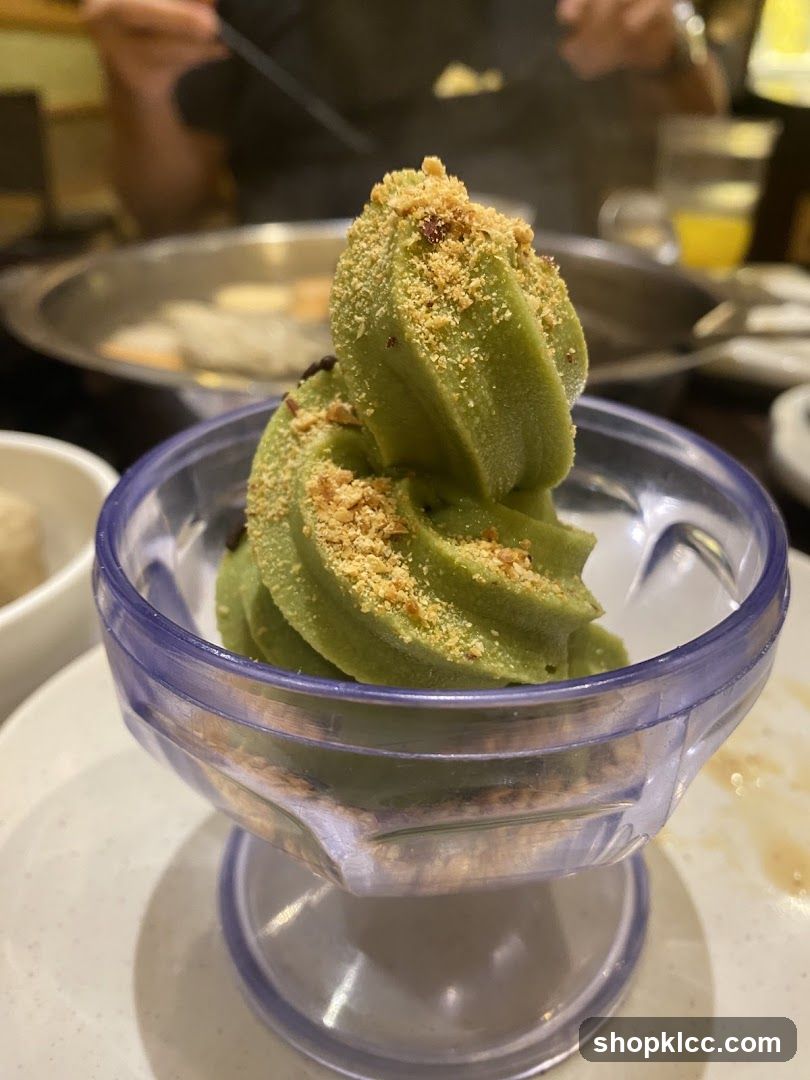 Matcha Ice Cream Dessert
