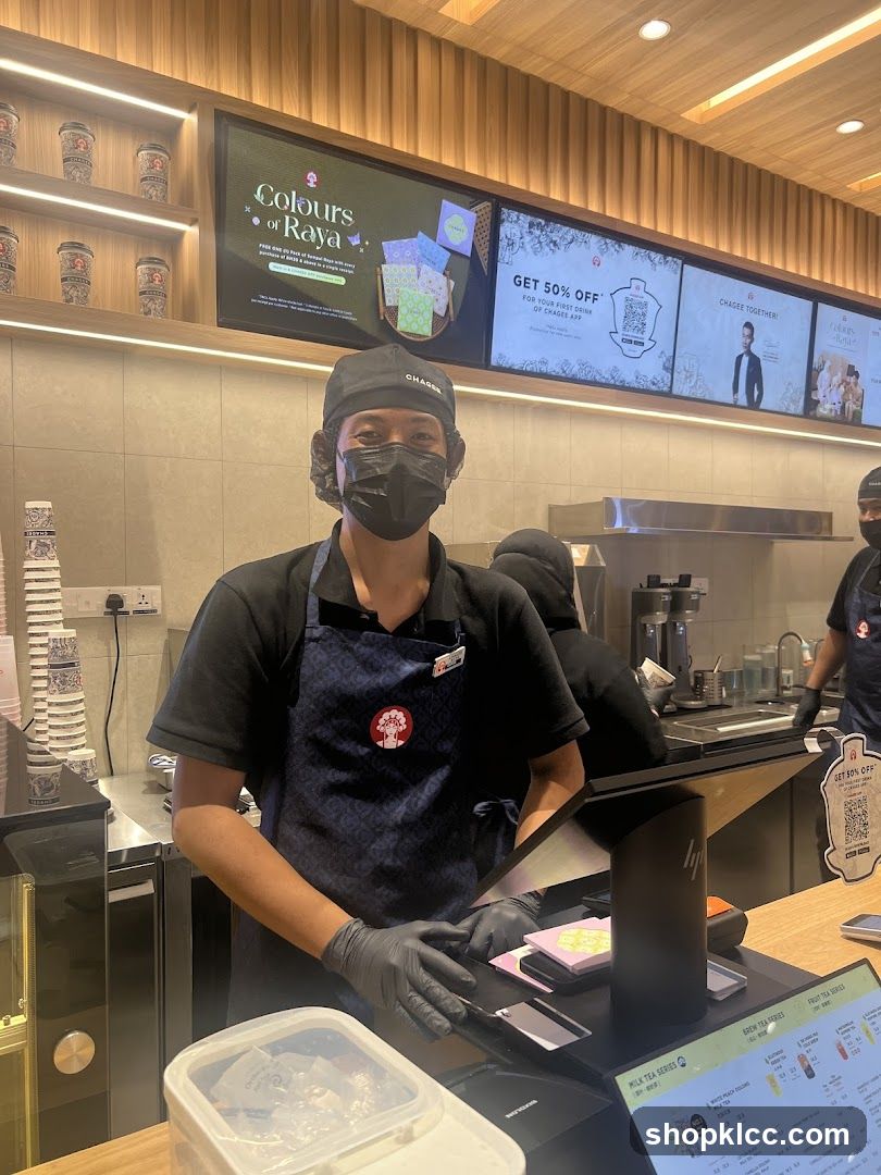 Staff at Coffee Shop Counter