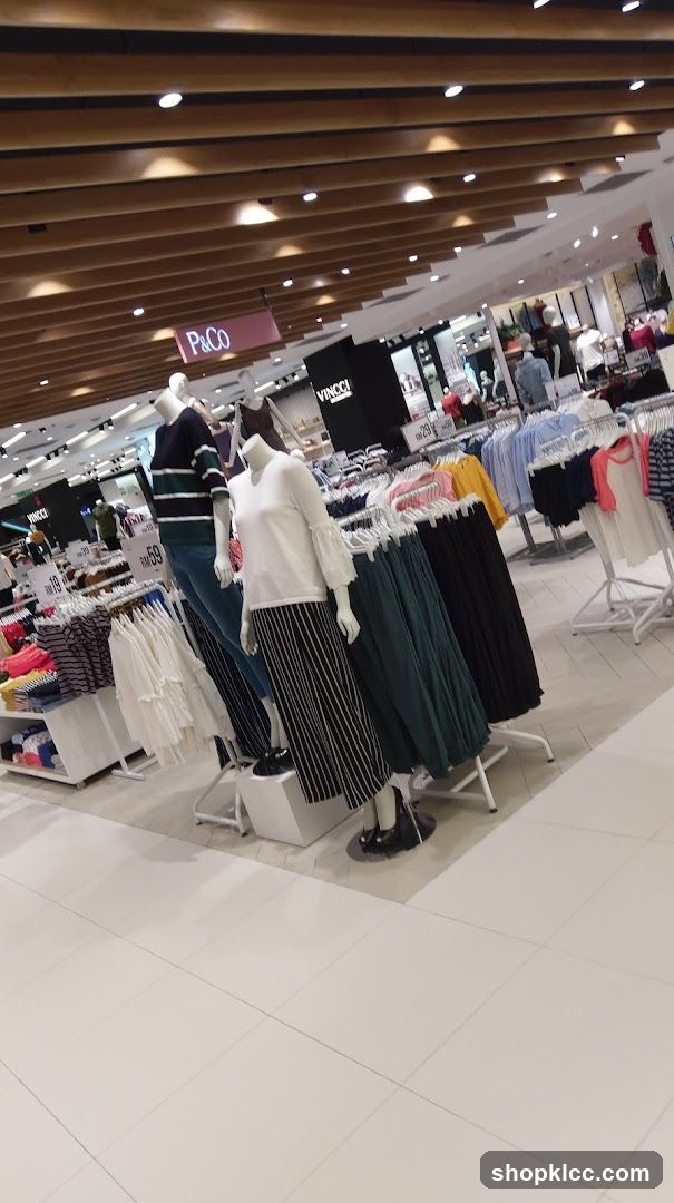 Clothing Store Interior Display