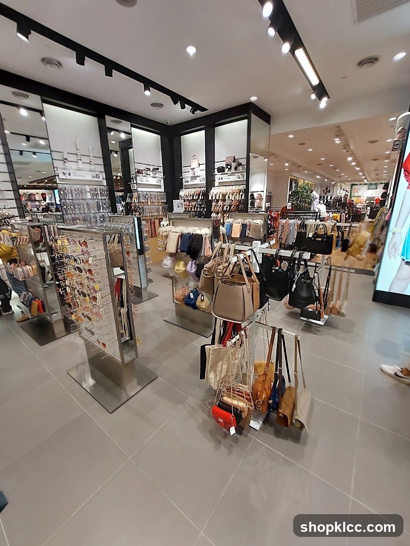 Interior of a retail store