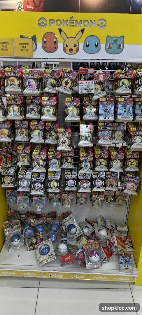 Pokemon Merchandise Display