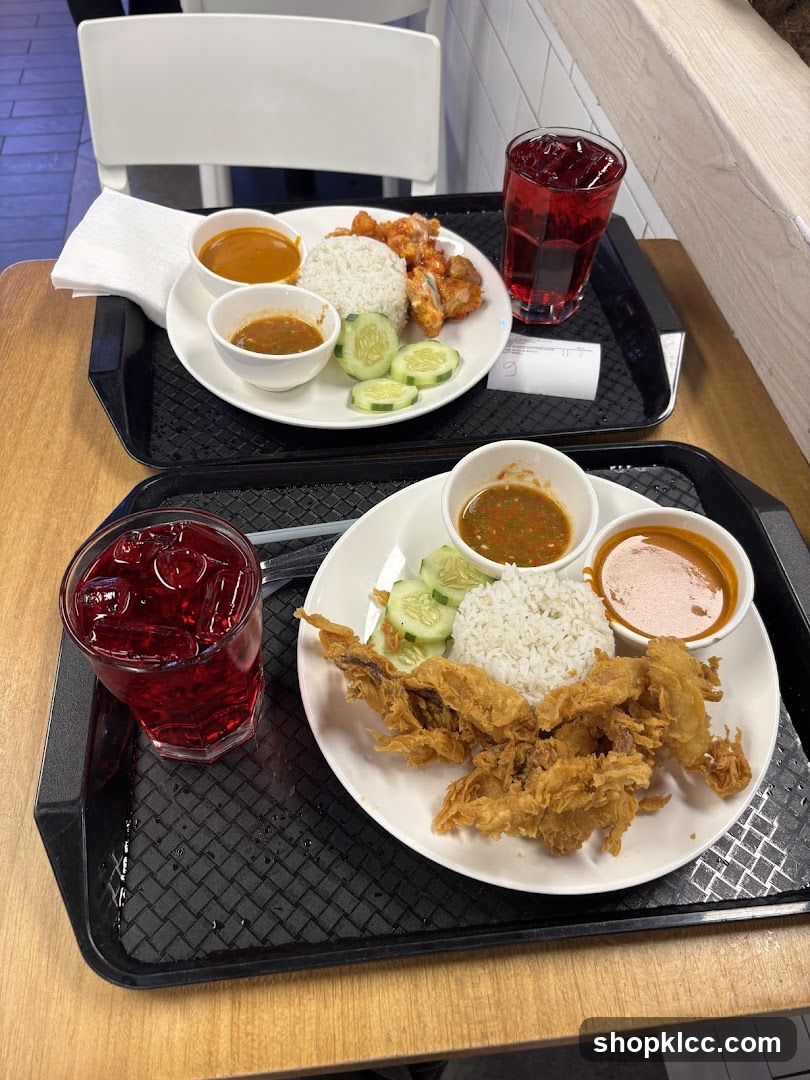 Fried Chicken Rice Meal
