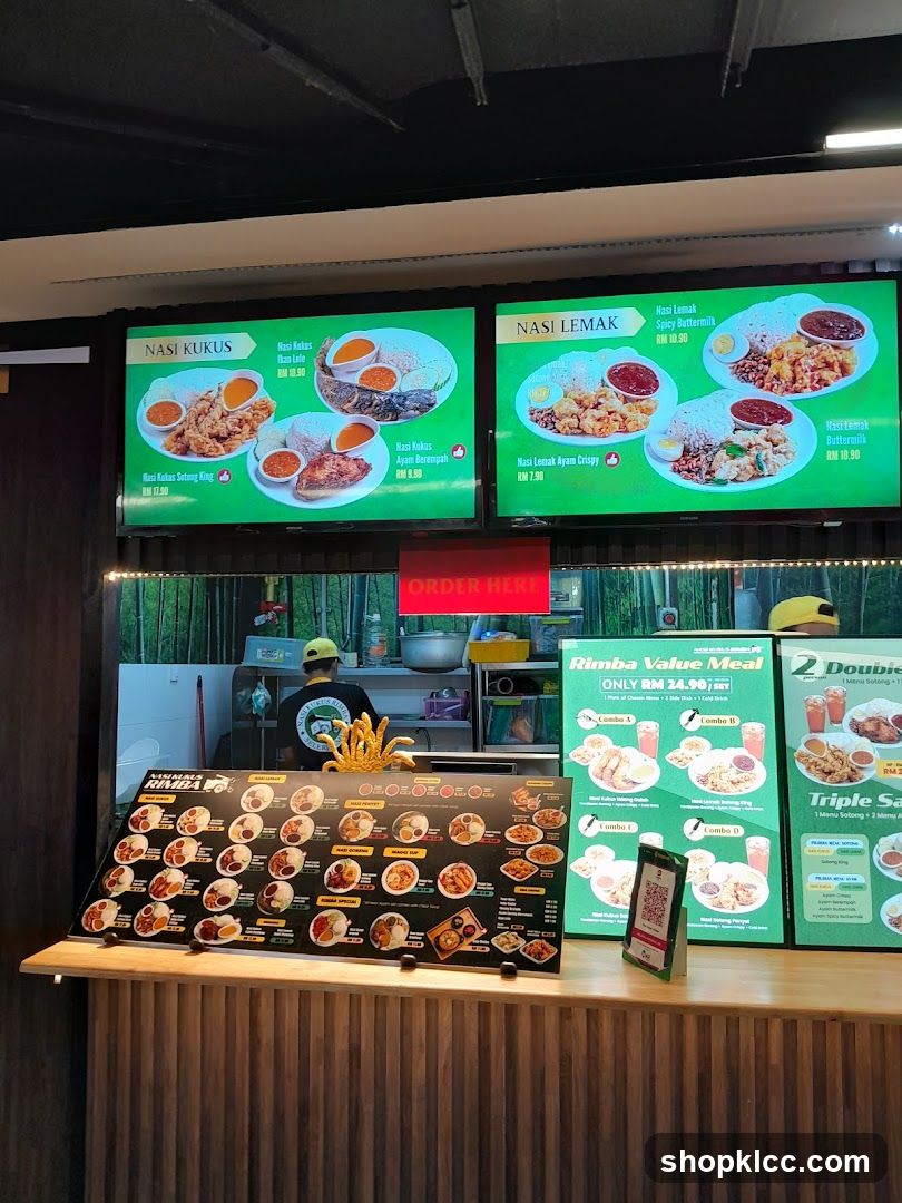Food Stall Interior View