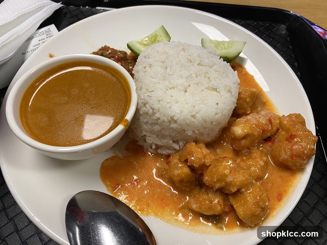 Curry Chicken Rice Plate