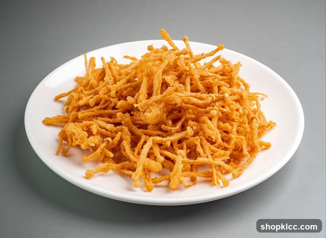 Fried Shredded Food on Plate