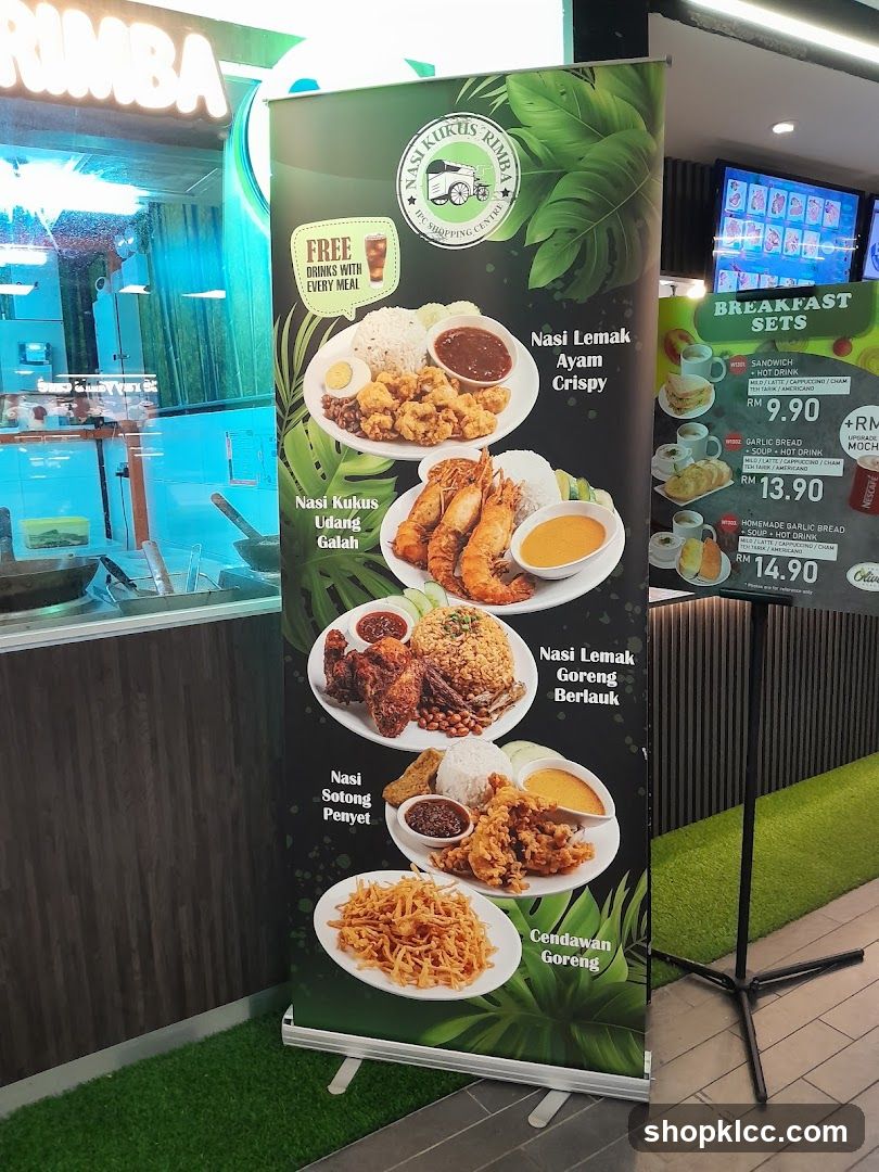 Food Menu Display Stand