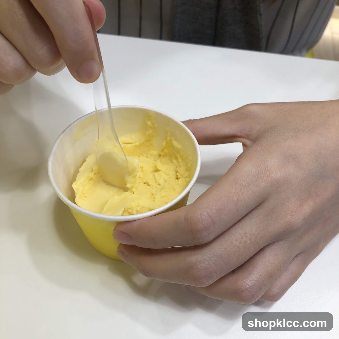 Yellow Ice Cream Scoop