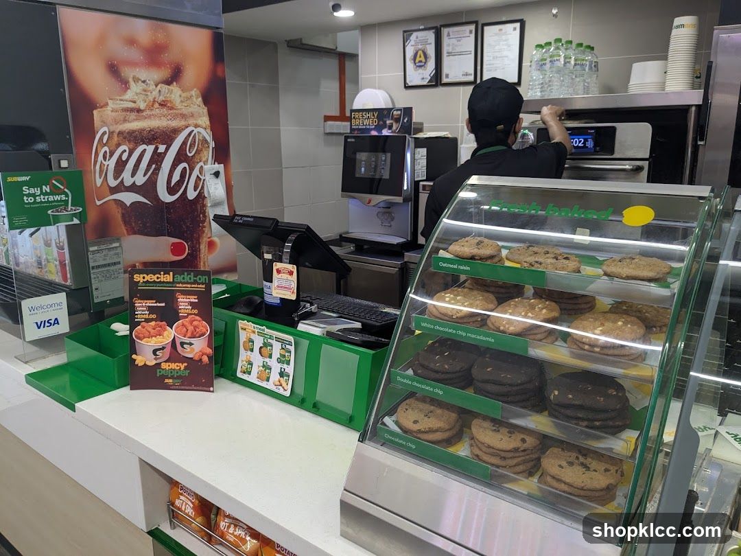 Fast Food Counter Interior