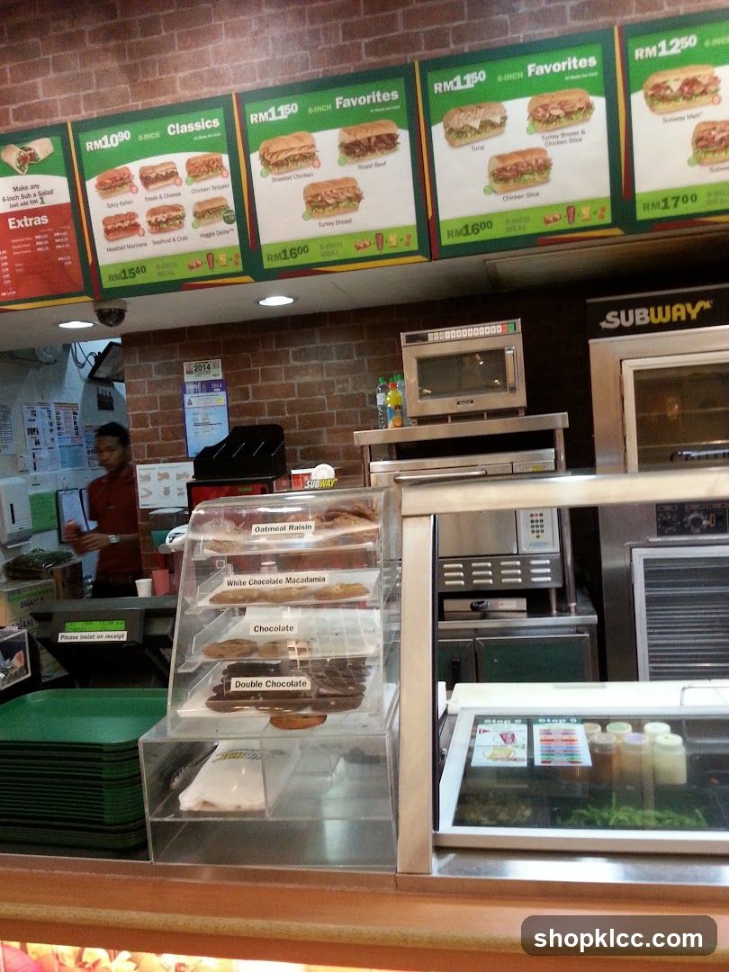 Subway Sandwich Shop Interior