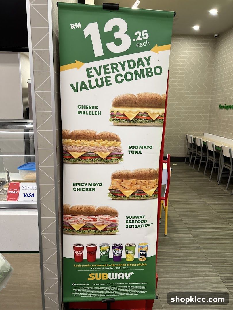Subway Everyday Value Combo Ad