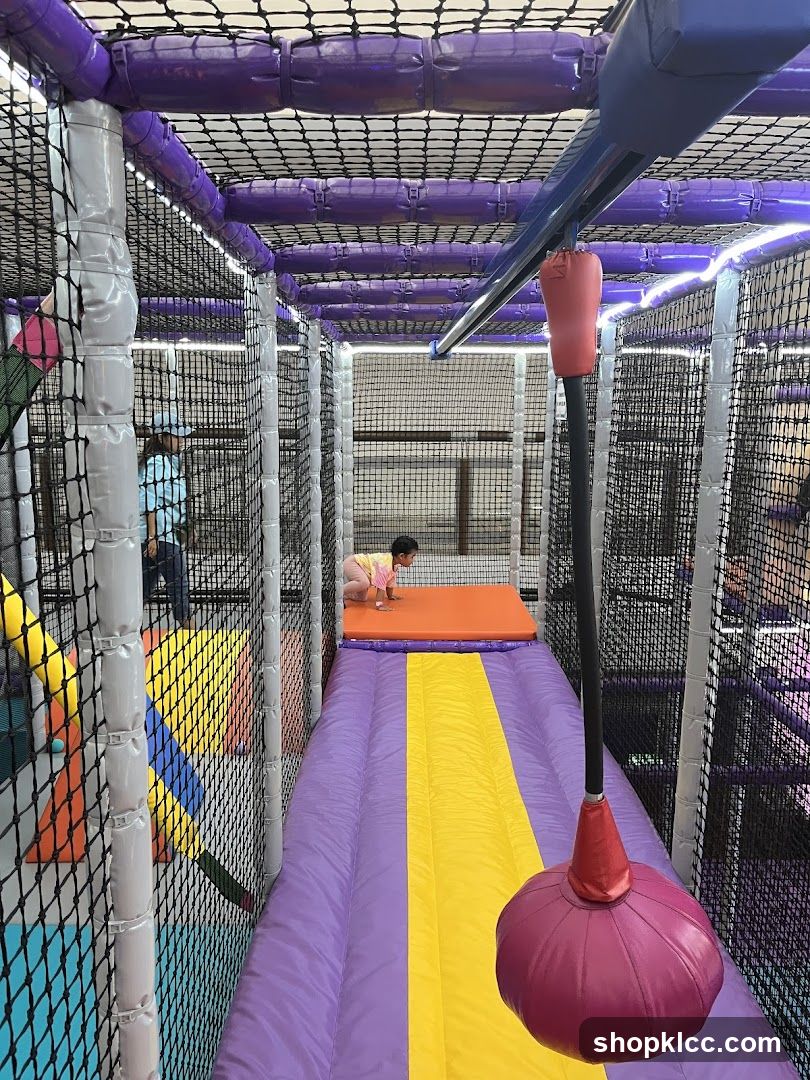 Indoor Play Area with Inflatable Slide