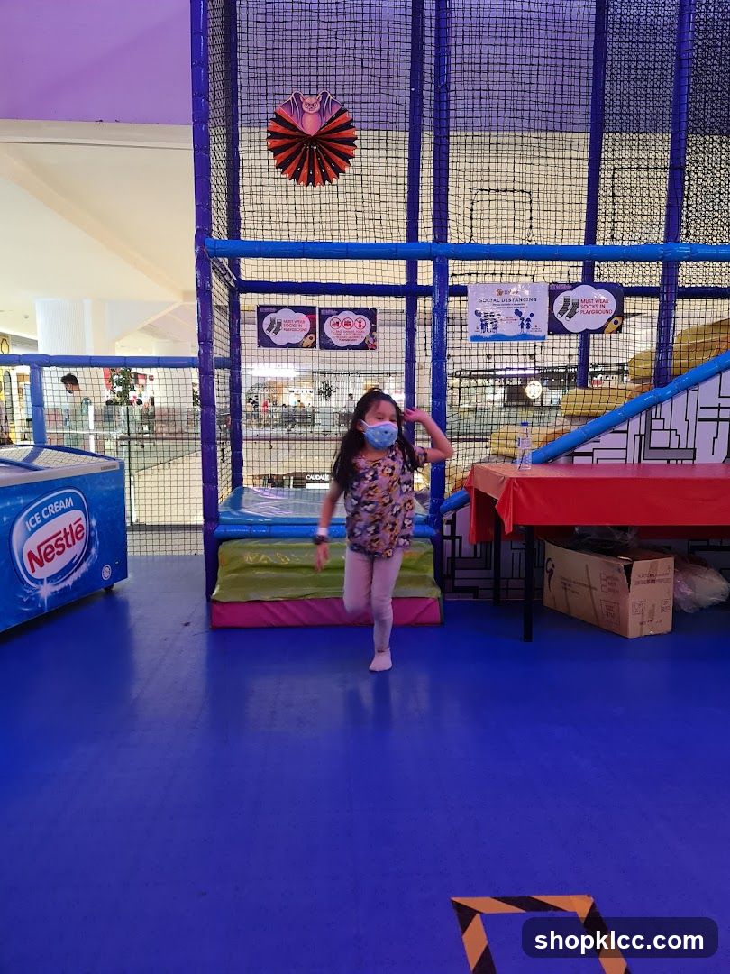 Child in Indoor Play Area