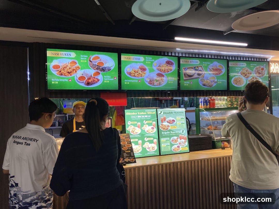Food Stall Interior View