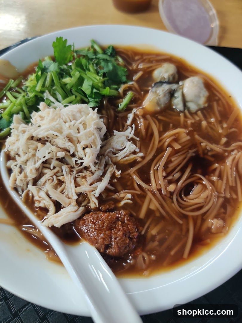 Noodle Bowl with Chicken and Oysters