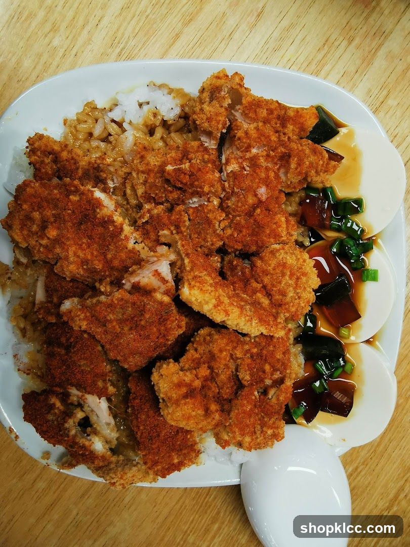 Pork Chop Rice Bowl