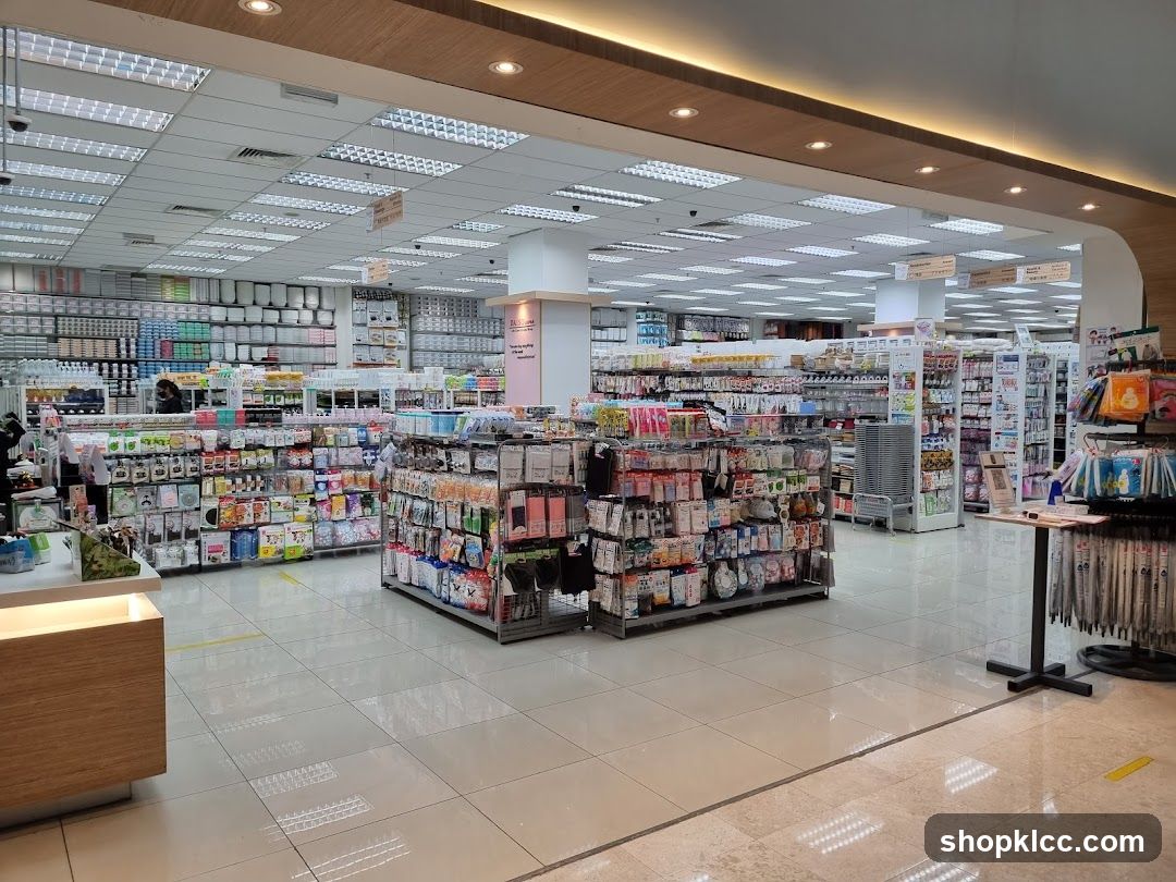 Interior of a retail store