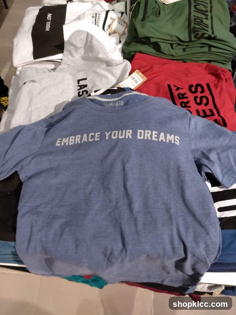 T-shirts with slogans