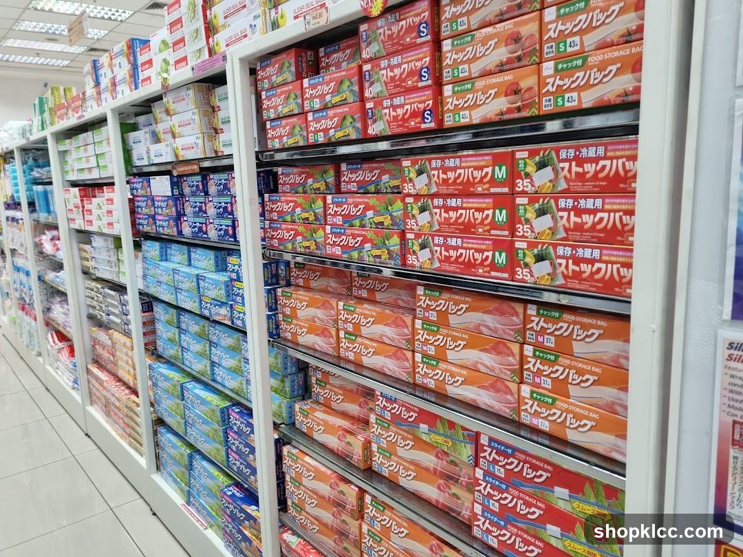 Storage Bags on Shelves